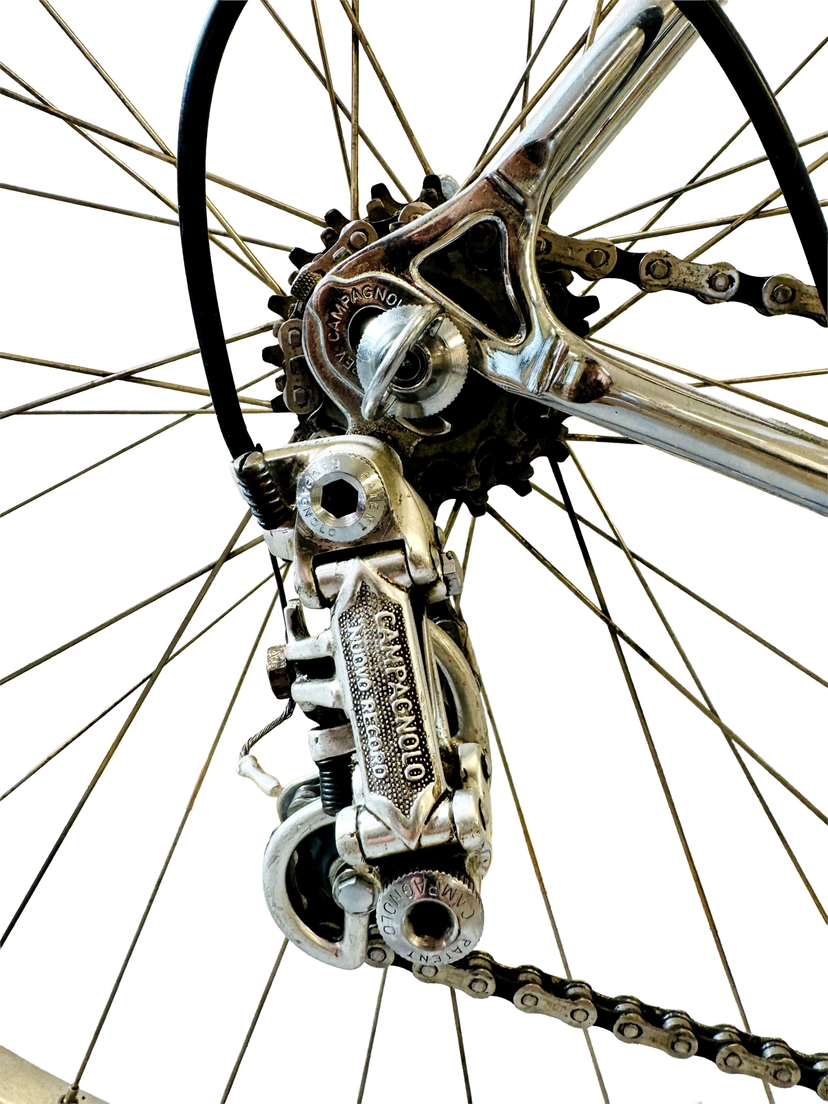 Utstyrt med en rekke Campagnolo komponenter
