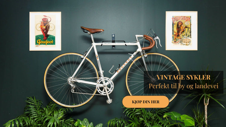 Vintage sykler, perfekt for by og landevei