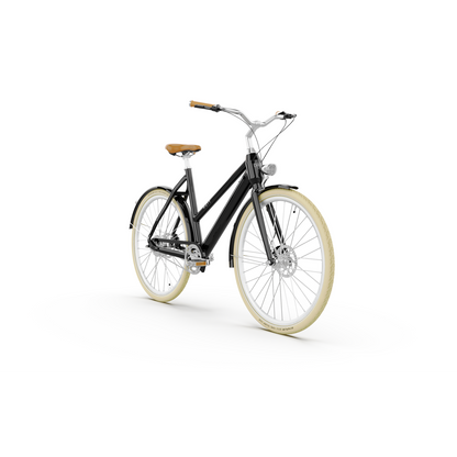 Dublin elsykkel er laget av aluminium og sykkelen veier rundt 20 kg.