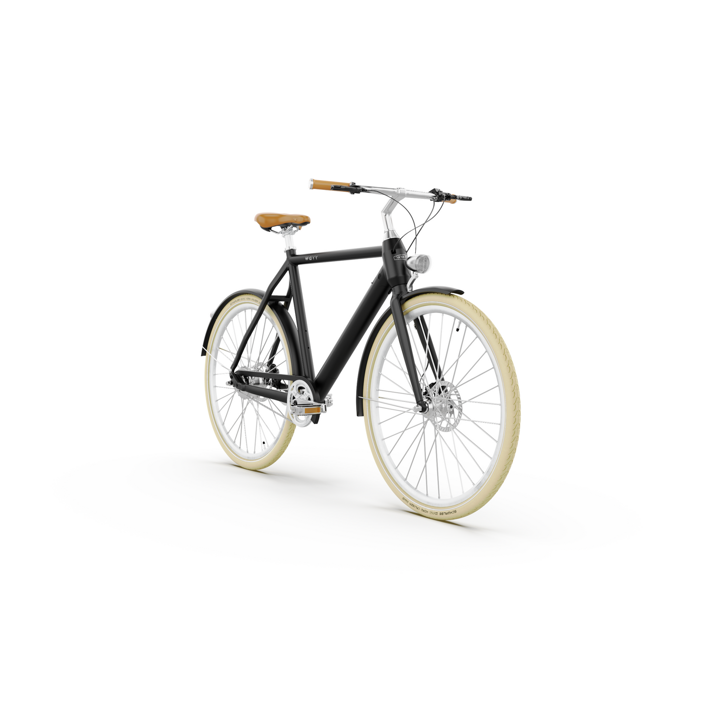 Dublin elsykkel er laget av aluminium og sykkelen veier rundt 20 kg. 